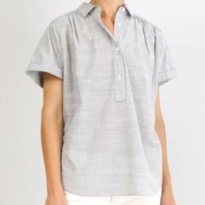 CLOSED Short Sleeved Cotton Blouse